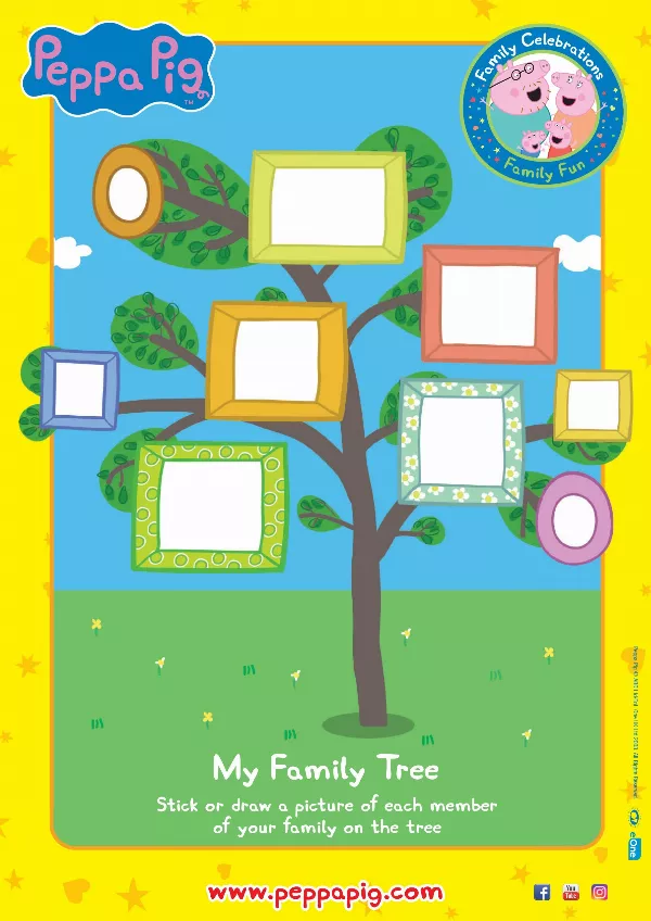 Peppa Pig My Family Tree